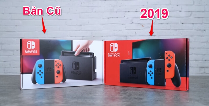 PHÂN BIỆT NINTENDO SWITCH CÁC ĐỜI tienxiu
